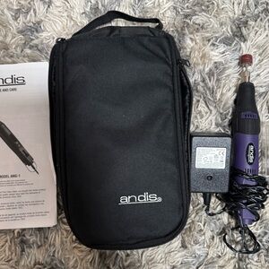 Andis Purple Grooming Tool with Black Pouch